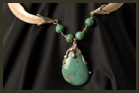 turquoise drop necklace